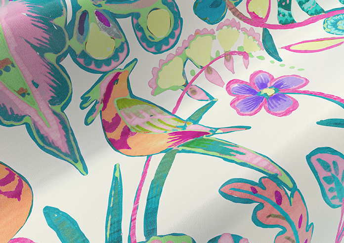 Bangalore Faux Silk, Turquoise - Made to Measure Curtain - Image 4